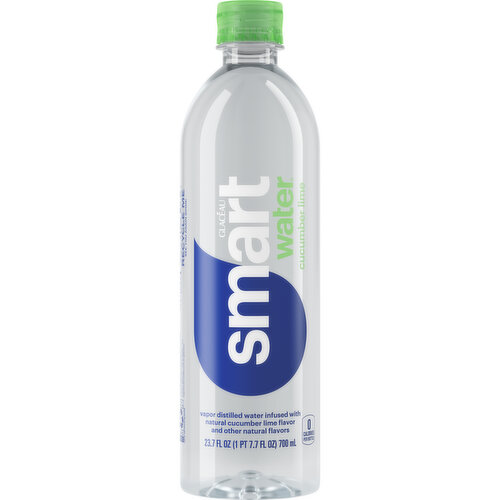 smartwater Cucumber Lime, Vapor Distilled Premium Bottled Water