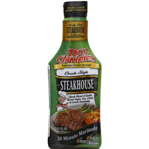 Tony Chachere's 30 Minute Marinade, Steakhouse, Creole Style