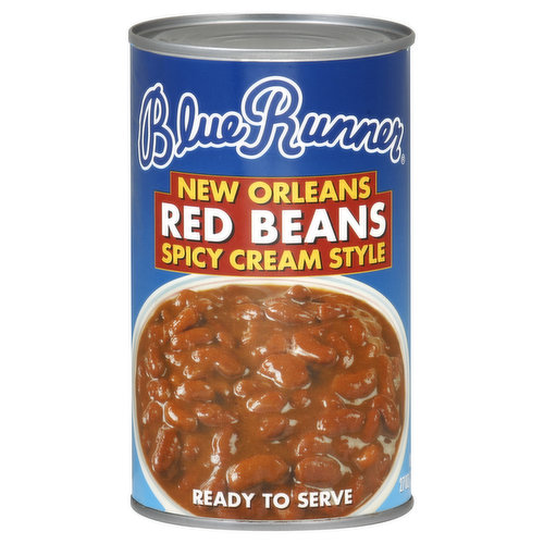 Blue Runner Red Beans, New Orleans Spicy Cream Style