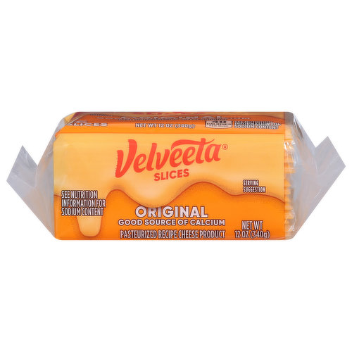 Velveeta Cheese Slice, Original Flavor