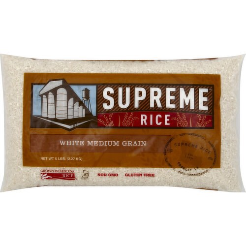 Supreme Rice White Rice, Medium Grain