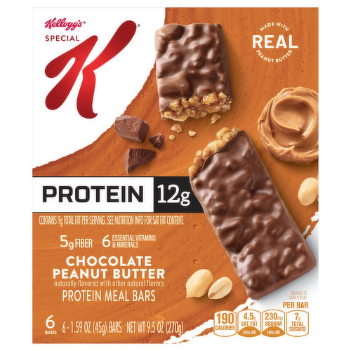 Special K Protein Meal Bars, Chocolate Peanut Butter