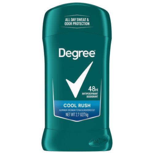 Degree Antiperspirant Deodorant, 48H, Cool Rush