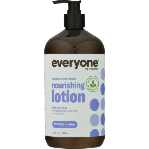 Everyone Lotion, Nourishing, Lavender + Aloe