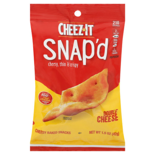 Cheez-It Cheesy Baked Snacks, Double Cheese
