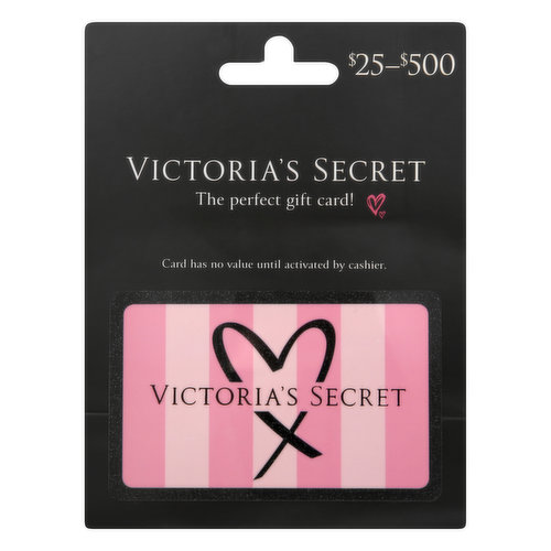 Victoria's Secret Gift Card, $25-$500