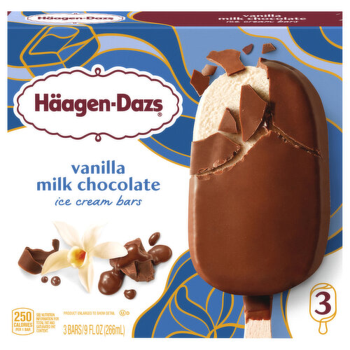 Haagen-Dazs Ice Cream Bars, Vanilla Milk Chocolate