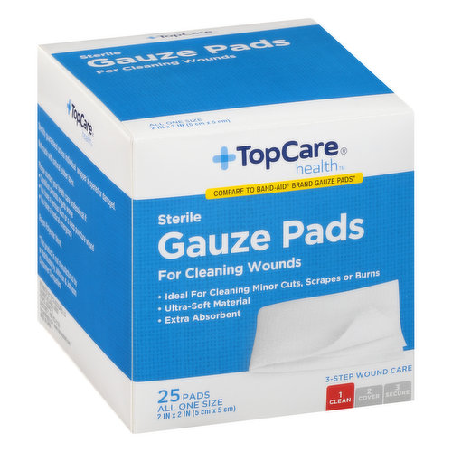 TopCare Gauze Pads, Sterile - FRESH by Brookshire's