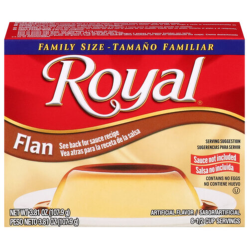 Royal Flan, Family Size