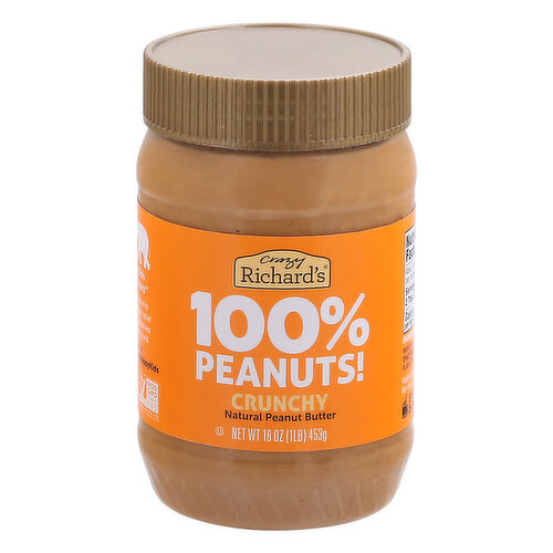 100% Natural Dark Roast Crunchy Peanut Butter