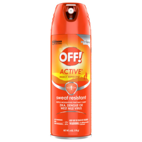 Off! Insect Repellent, Sweat Resistant