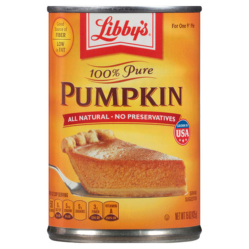 Libby's Pumpkin Pie, 100% Pure