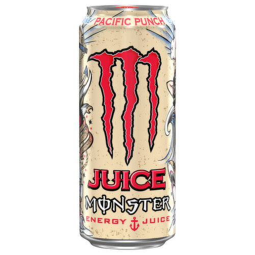 Juice Monster Energy Drink, Pacific Punch, Energy + Juice