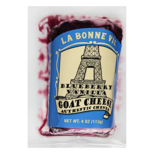 La Bonne Vie Goat Cheese, Blueberry Vanilla