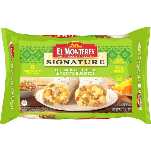 Costco El Monterey Egg, Sausage, Cheese & Potato Breakfast Wraps Review -  Costcuisine