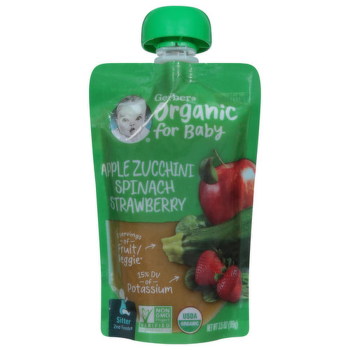 Gerber Apple Zucchini Spinach Strawberry