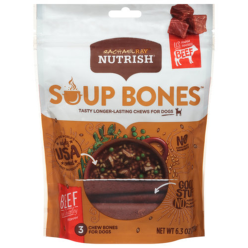 Rachael Ray Nutrish Chew for Dogs, Beef and Barley flavor