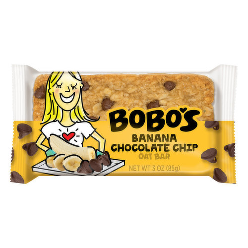 Gluten free. Certified gluten-free. Soy free. Dairy free. Vegan. Non-GMO. Non GMO Project verified. nongmoproject.org. Take some time to slow down for a moment and enjoy something baked with love, just like Bobo and her mom, Beryl, did in their Boulder, CO home back in 2003. Today, Bobo's continues baking by hand with simple, wholesome ingredients. So consider our humble oat bar a delicious pause on life, one that we baked with you in mind. Baked with love. Boulder, Colorado. Baked with you in mind. eatbobos.com. Made in the USA.