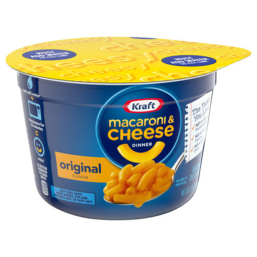 Kraft Macaroni & Cheese Dinner, Original Flavor 4.1 oz