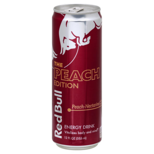 Red Bull Peach Edition Energy Drink