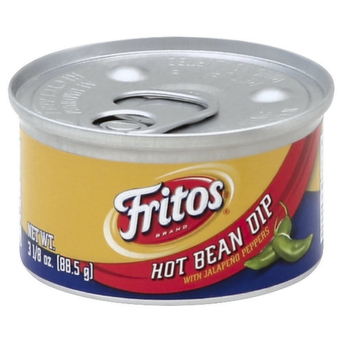 Fritos Dip, Bean, Hot, with Jalapeno Peppers