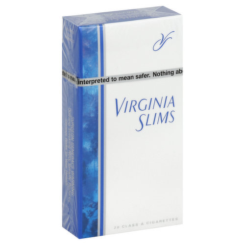 Virginia Slims Cigarettes, Silver Pack