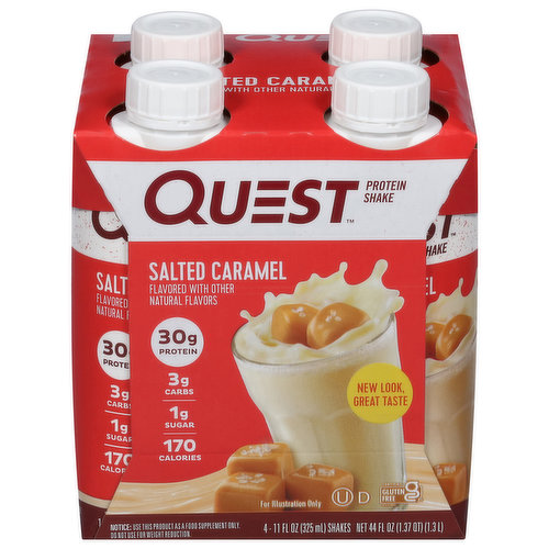 Quest Protein Shake, Salted Caramel