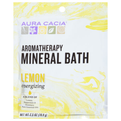 Aura Cacia Mineral Bath, Aromatherapy, Energize