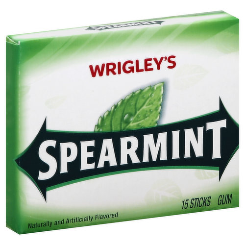 Naturally and artificially flavored. Questions? Comments? Call 1-800-Wrigley (1-800-974-4539). Dispose of properly. Produced with genetic engineering.