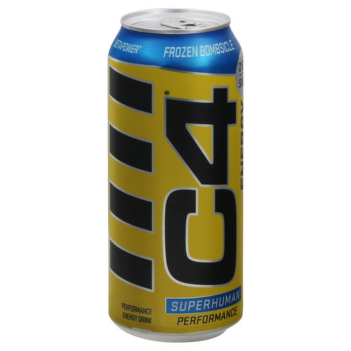 C4 Energy Drink, Performance, Zero Sugar, Freedom Ice « Discount Drug Mart