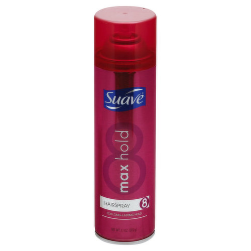 Suave Hairspray, Max Hold, 8