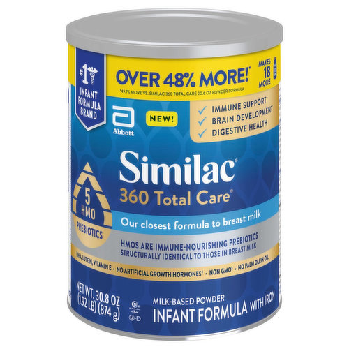 Similac Infant Formula with Iron, Milk-Based Powder