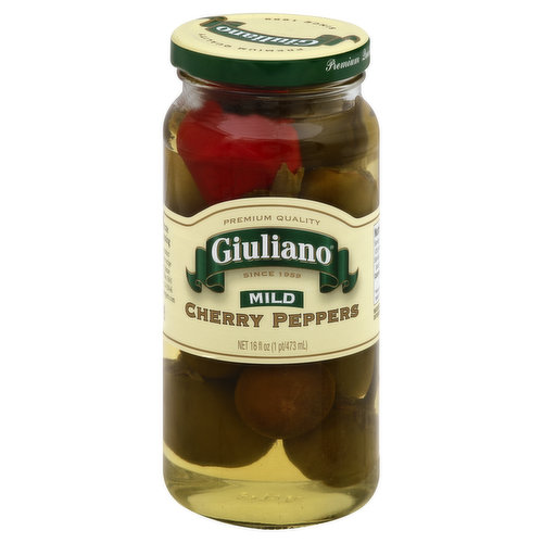 Giuliano Cherry Peppers, Mild