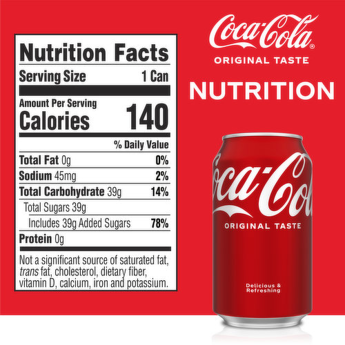 Coca-Cola Original, paquete de 0.8 - 7.9 fl oz/lata