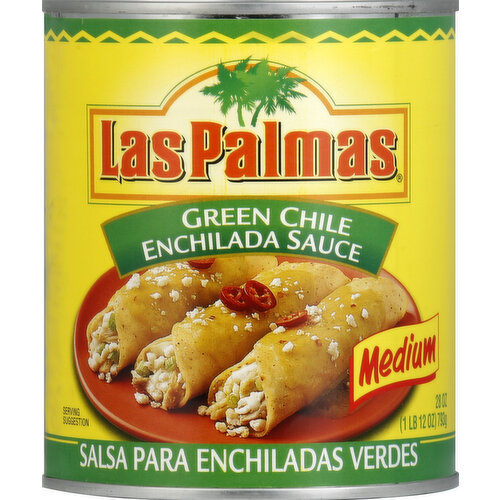 Las Palmas Enchilada Sauce, Green Chile, Medium