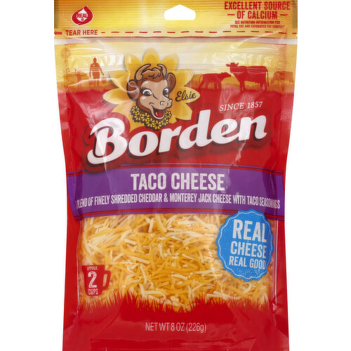 Borden Cheese, Four Cheese Mexican - Super 1 Foods