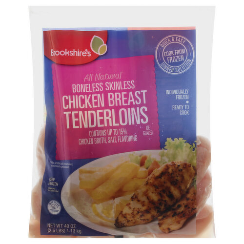 Brookshire's Chicken Breast, Tenderloin, Boneless Skinless