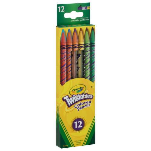 Crayola Colored Pencils, Nontoxic, 3+