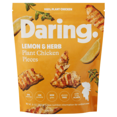 Daring Plant Chicken Pieces, Lemon & Herb