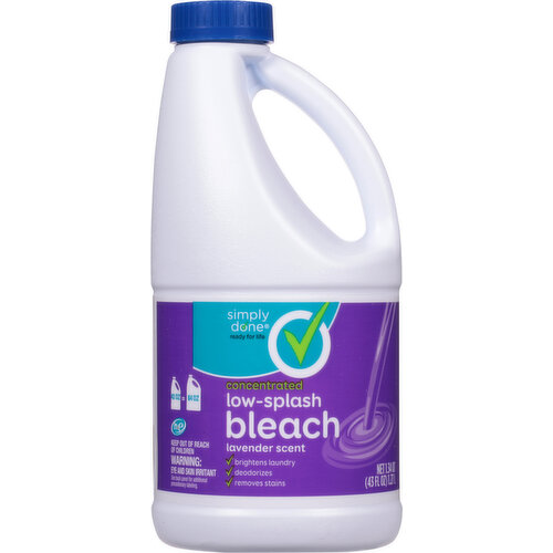 Simply Done Bleach, Low-Splash, Concentrated, Lavender Scent