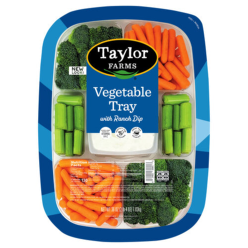 Taylor Farms Vegetable Tray with Ranch Dip