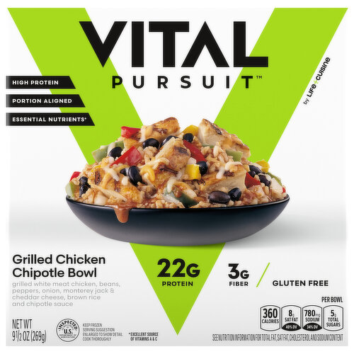 Vital Pursuit Chicken Chipotle Bowl, Grilled