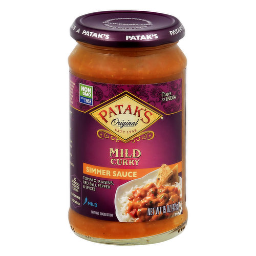 Patak's Simmer Sauce, Mild Curry