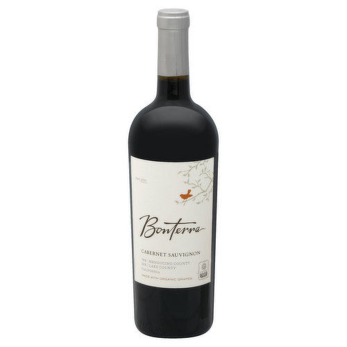 Bonterra Cabernet Sauvignon, California