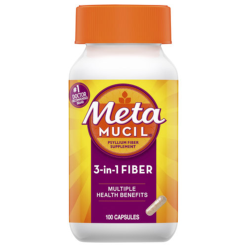 Fiber, 3-in-1, Capsules