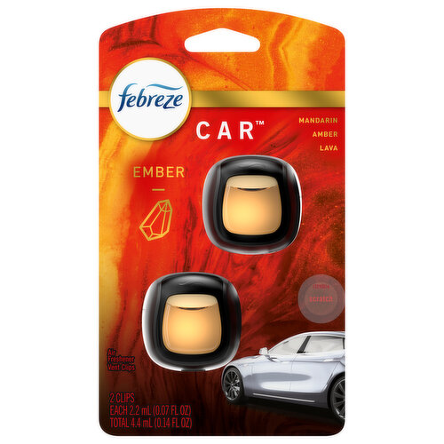 Febreze - Désodorisant pour voiture - 2 ml - Vanille - Kit de