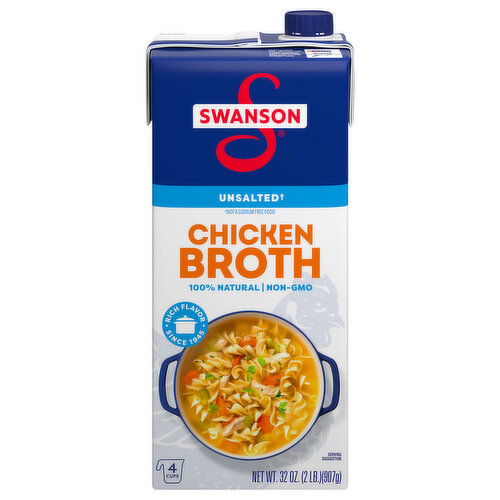 Swanson Broth, Chicken, Unsalted