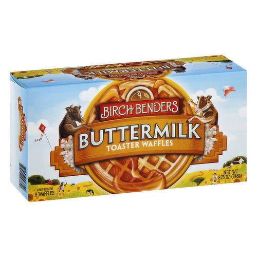 Birch Benders Toaster Waffles, Butter Milk