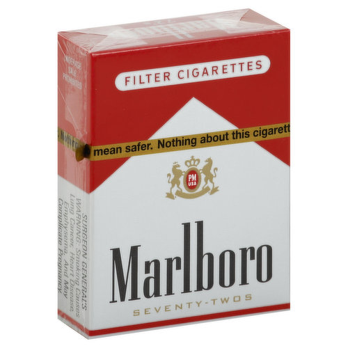 Marlboro Cigarettes, Filter, Seventy-Twos