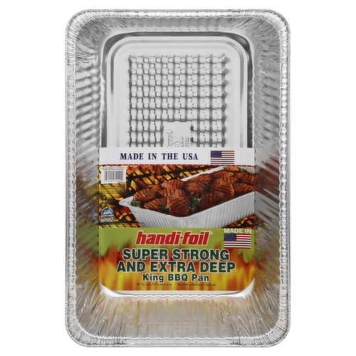 Handi-Foil Pan, King BBQ, Super Strong and Extra Deep